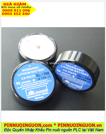 Pin Sonnecell SL-786; Pin nuôi nguồn Sonnecell SL-786, 1/6D 1600mAh,ER32L100 _Xuất xứ Đức